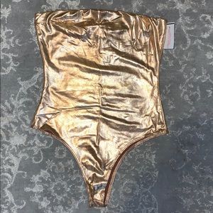 Metallic Bodysuit FINAL SALE CLOSING CLOSET